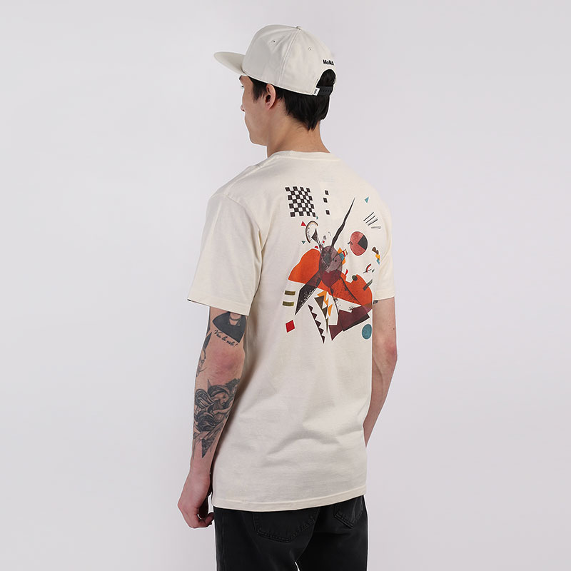 мужская бежевая футболка Vans x MoMA Kandinsky SS VA4TUQ1ID - цена, описание, фото 4